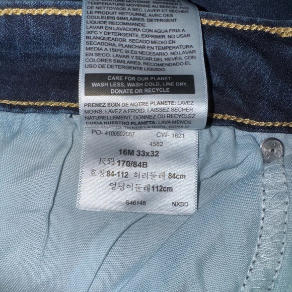 WOMEN'S DENIZEN BY LEVI MIDRISE BOOTCUT JEANS SIZE 16 - Picture 4 of 4